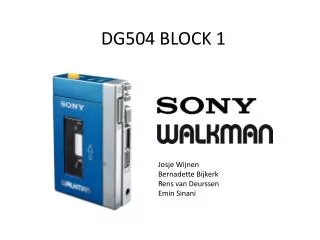 DG504 BLOCK 1