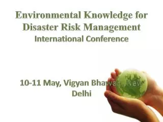 Disaster Management: Its Impact in Law and Development