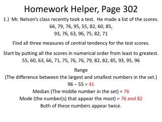 Homework Helper, Page 302