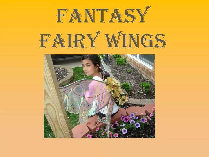 fantasy fairy wings