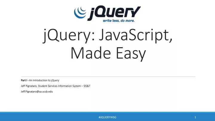 jquery javascript made easy