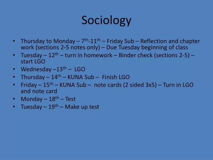 sociology