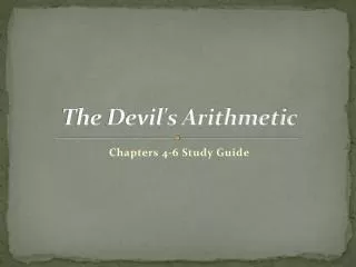 The Devil's Arithmetic