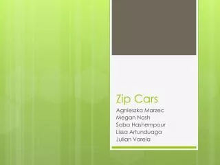 Zip Cars