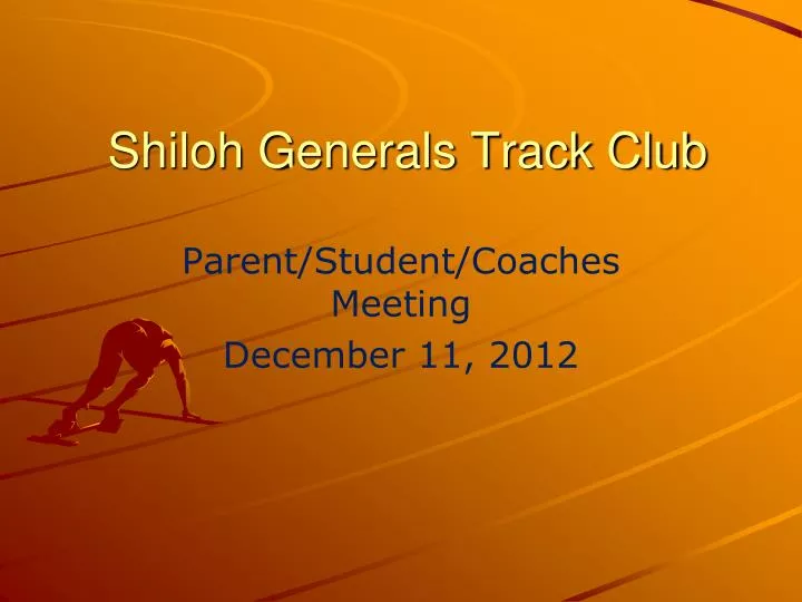 shiloh generals track club
