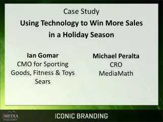 Case Study Using Technology to Win More Sales in a Holiday Season