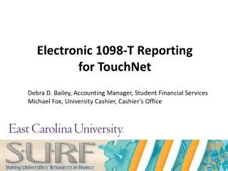 Electronic 1098-T Reporting for TouchNet