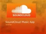 SoundCloud Music App - slide 1