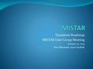 MISTAR