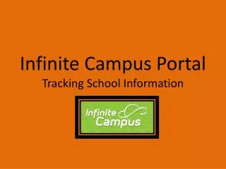 Infinite Campus Portal Tracking School Information