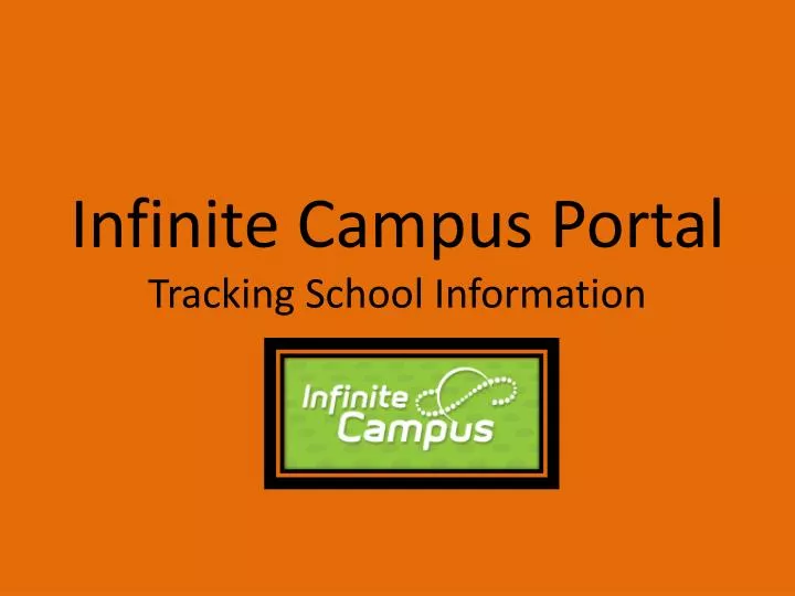infinite campus portal tracking school information