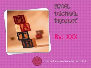 final decimal project