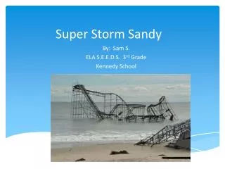 Super Storm Sandy