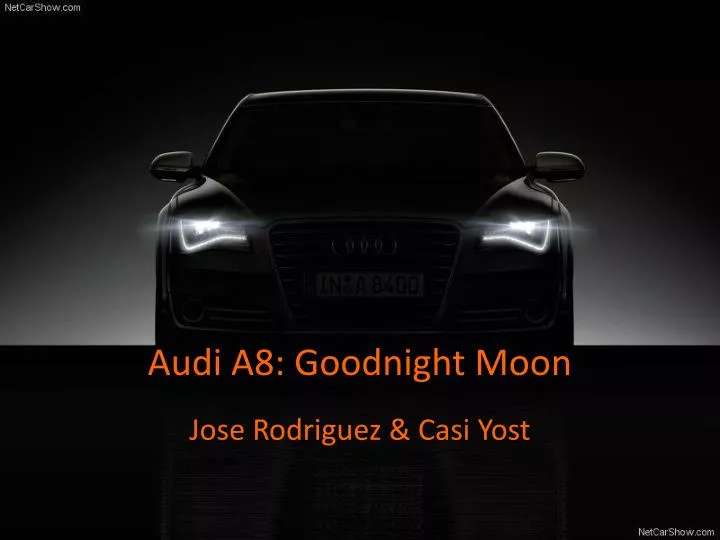 audi a8 goodnight moon