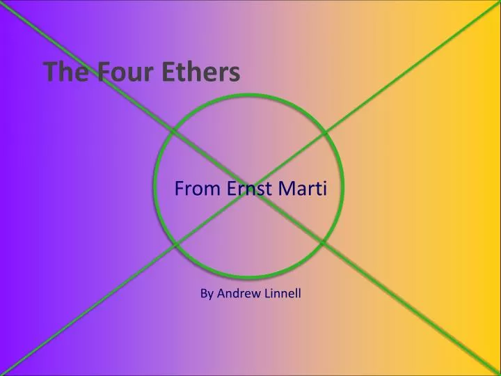 the four ethers