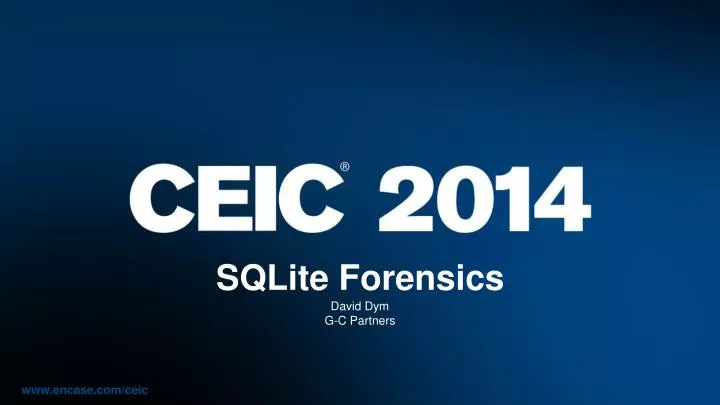 sqlite forensics