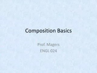 Composition Basics