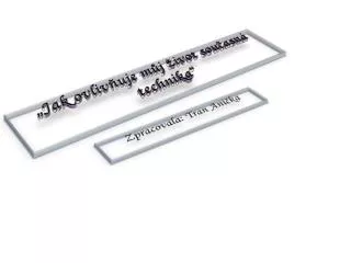 jak ovliv uje m j ivot sou asn technika