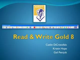 Read &amp; Write Gold 8