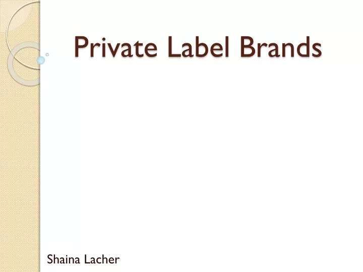 private label brands