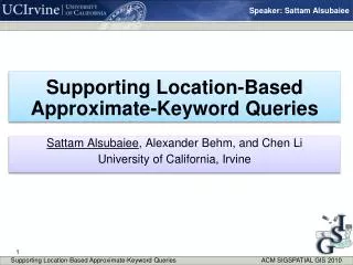 Supporting Location-Based Approximate-Keyword Queries