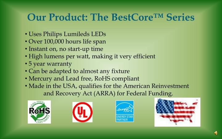 our product the bestcore series