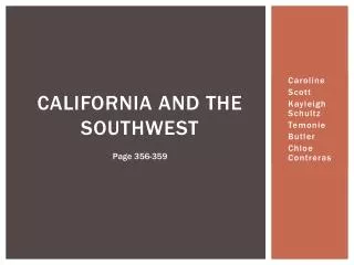 California and the Southwest