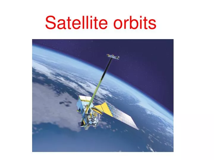 satellite orbits