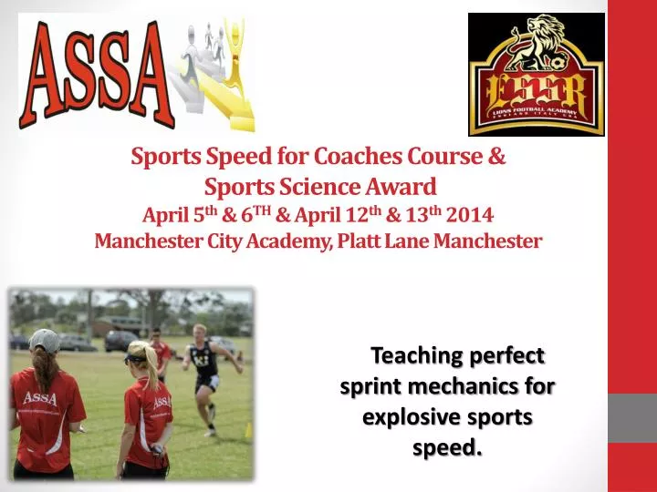teaching perfect sprint mechanics for explosive sports speed