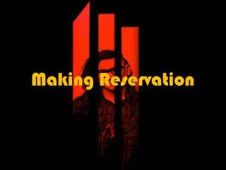 making reservation