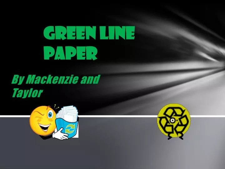 green line paper