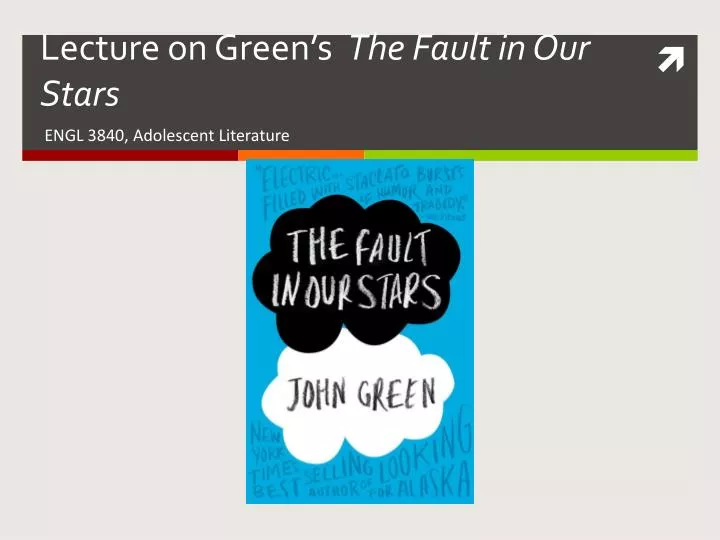 lecture on green s the fault in our stars