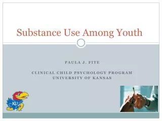 Substance Use Among Youth
