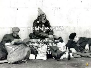 homelessness