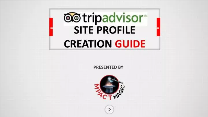 site profile creation guide