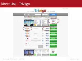 Direct Link - Trivago