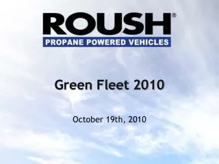 Green Fleet 2010