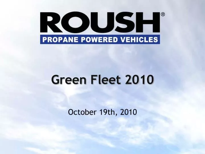 green fleet 2010