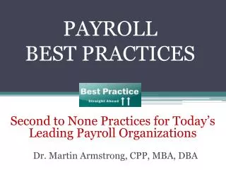 PAYROLL BEST PRACTICES