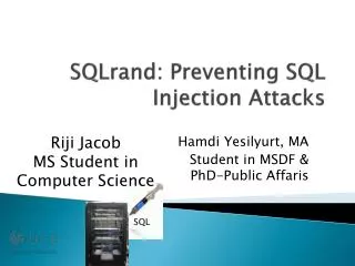 SQLrand : Preventing SQL Injection Attacks