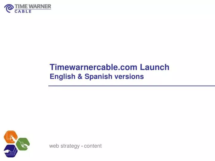 timewarnercable com launch english spanish versions