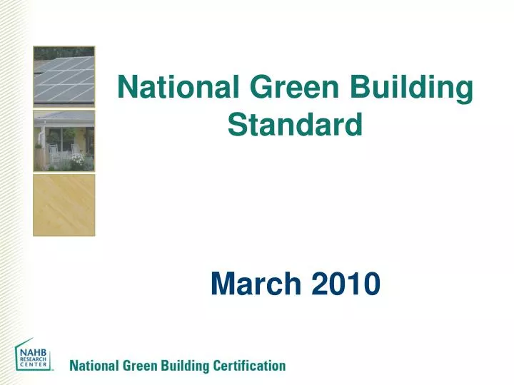 national green building standard