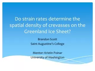 Do strain rates determine the spatial density of crevasses on the Greenland Ice Sheet ?