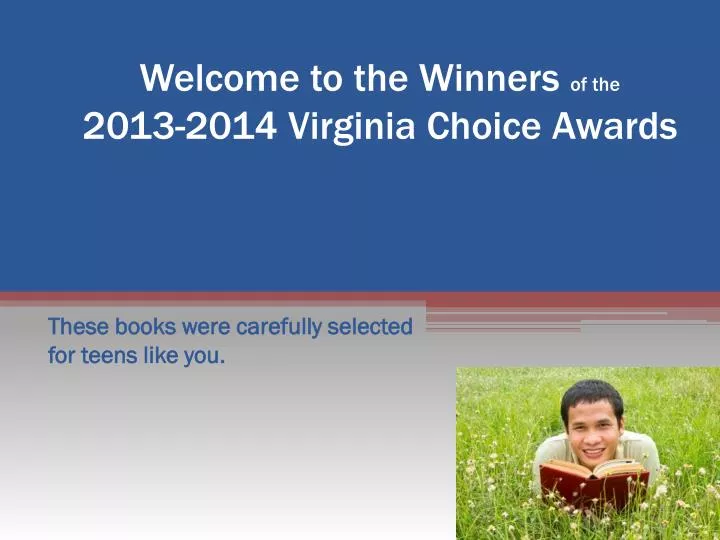 welcome to the winners of the 2013 2014 virginia choice awards