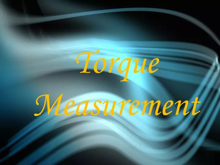 torque measurement