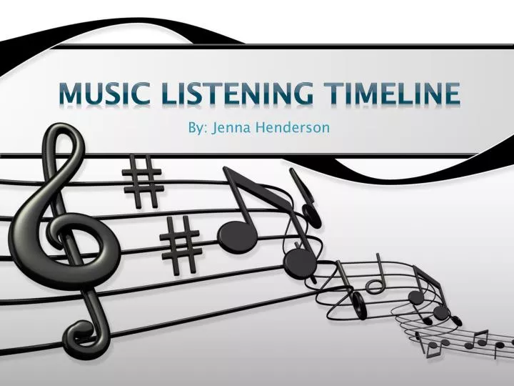 music listening timeline