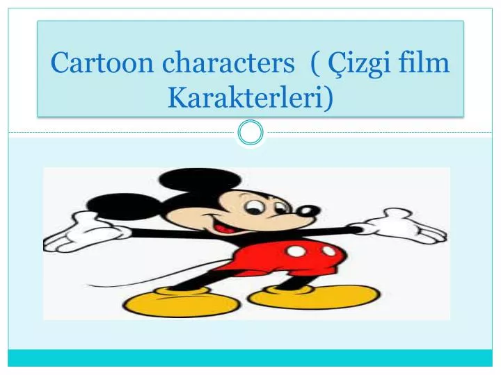 cartoon characters izgi film karakterleri