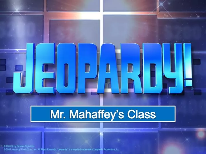 mr mahaffey s class