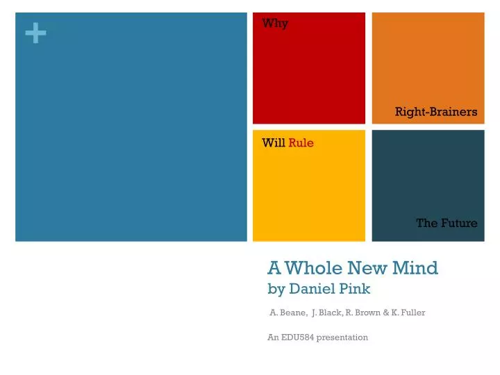 a whole new mind by daniel pink