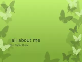 all about me
